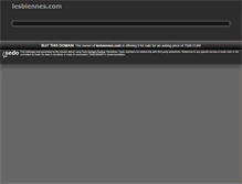 Tablet Screenshot of lesbiennes.com
